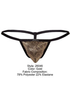 Clever Moda Atlas G-String - Gold