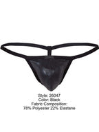 Clever Moda Atlas G-String - Black