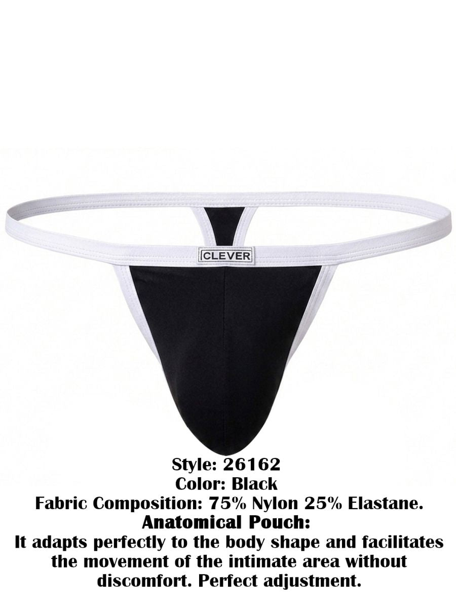 Clever Moda Boreas Thongs - Black