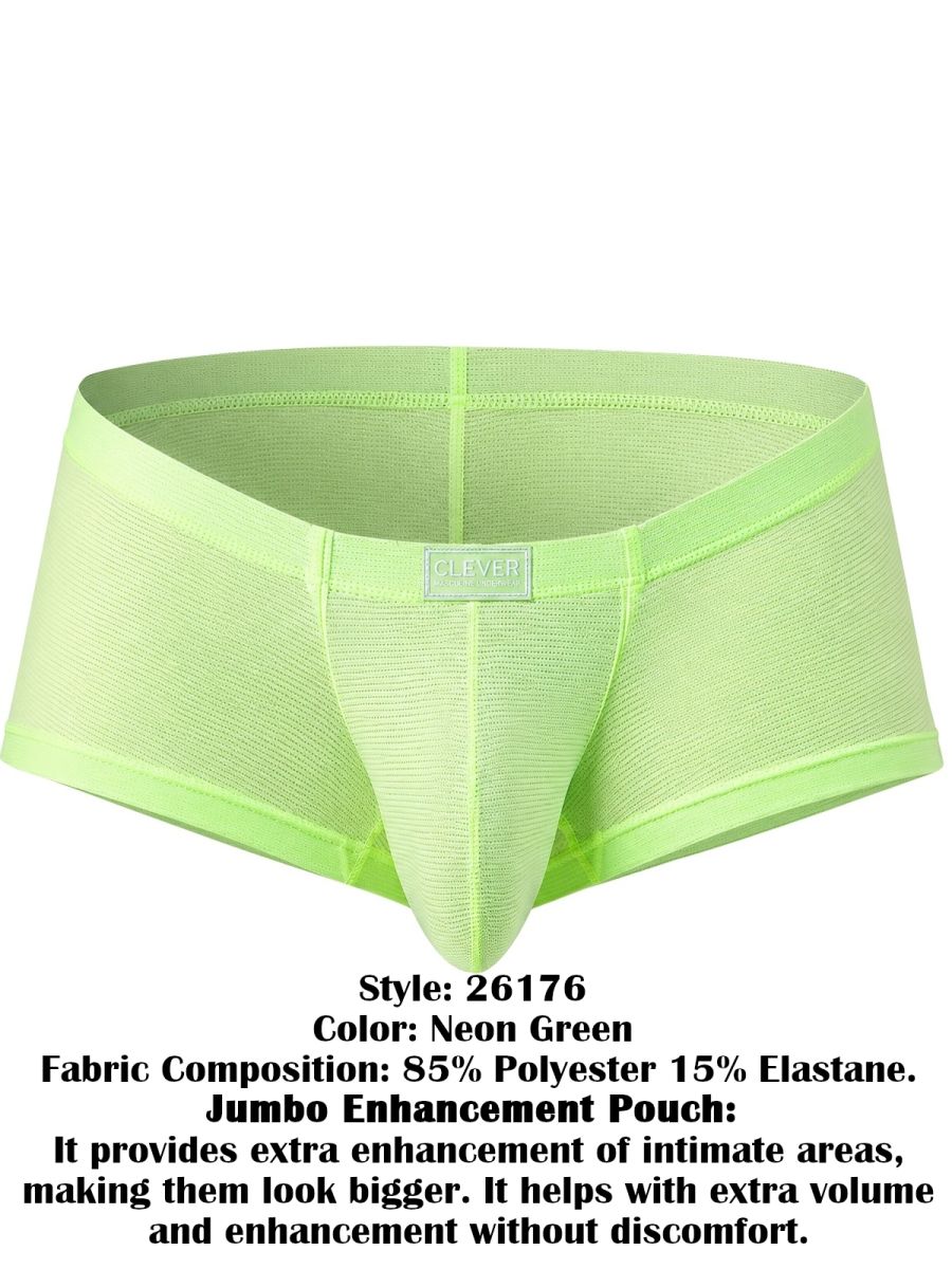Clever Moda Cronos Trunks - Neon Green