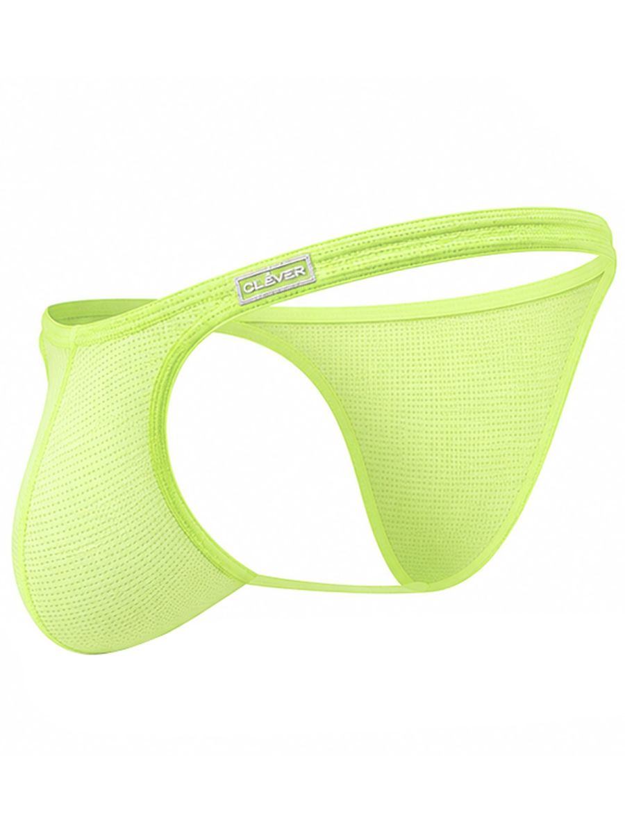 Clever Moda Cronos Briefs - Neon Green