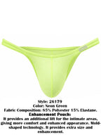 Clever Moda Cronos Briefs - Neon Green
