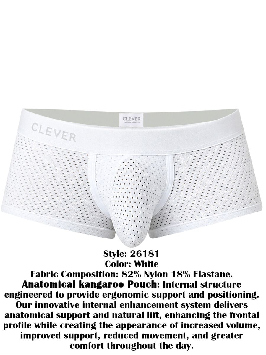 Clever Moda Ulises Trunks - White