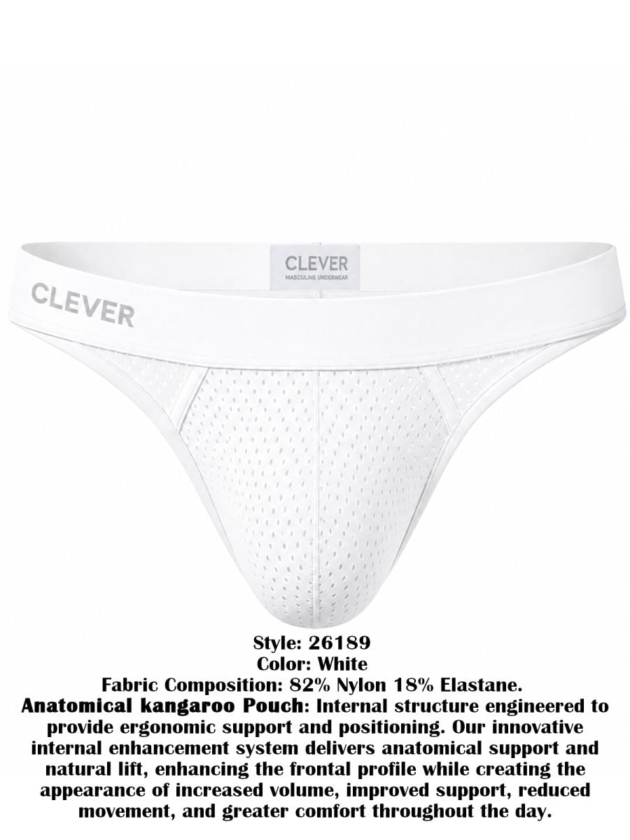 Clever Moda Ulises Thongs - White