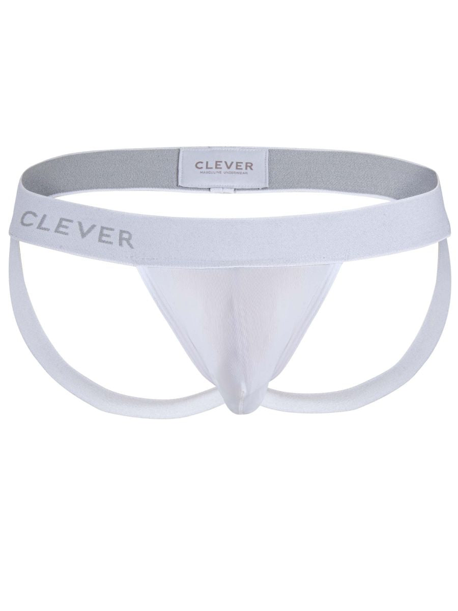 Clever Moda Giron Athletic Support Jockstrap - White