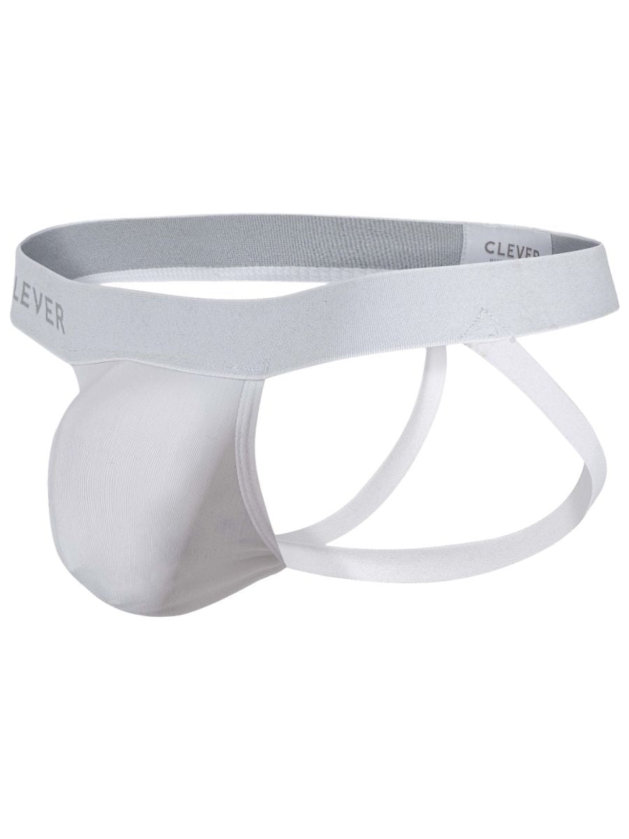 Clever Moda Giron Athletic Support Jockstrap - White
