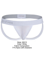 Clever Moda Giron Athletic Support Jockstrap - White