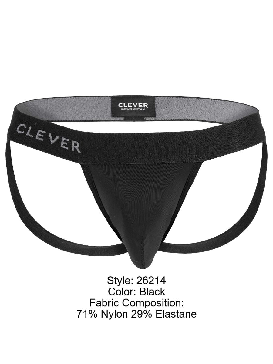 Clever Moda Giron Jockstrap - Black