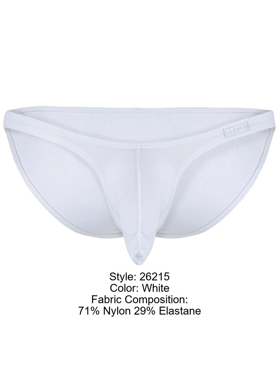 Clever Moda Cocuy Sleek Low Rise Briefs - White
