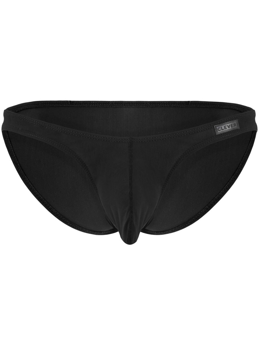 Clever Moda Cocuy Minimalist Low Rise Briefs - Black
