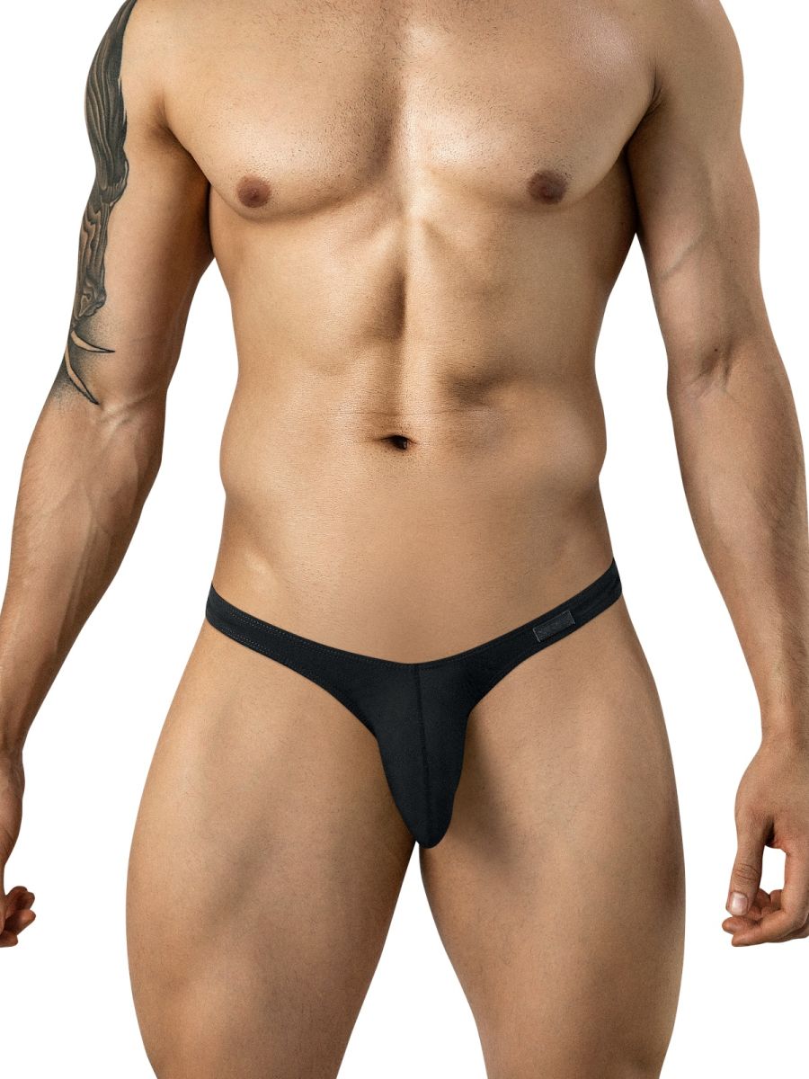 Clever Moda Cocuy Minimalist Low Rise Briefs - Black