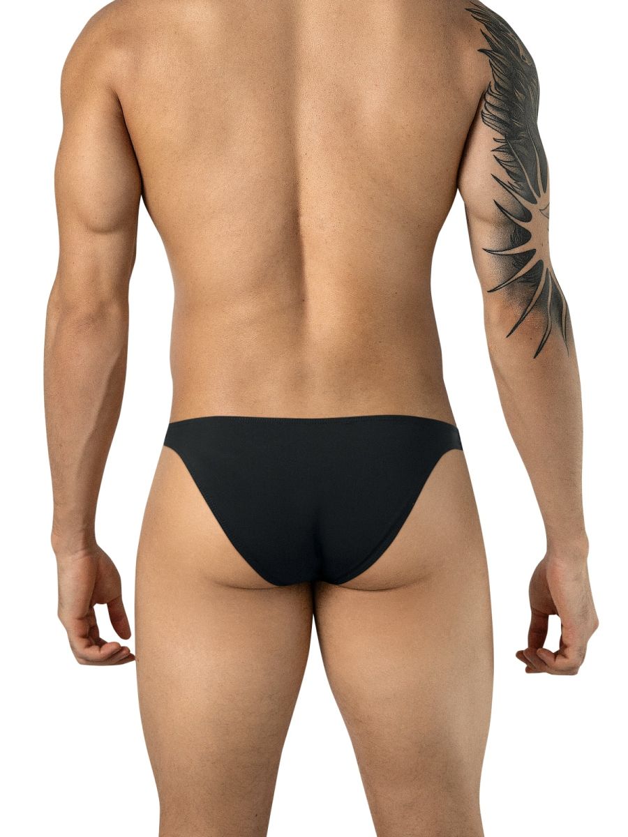 Clever Moda Cocuy Minimalist Low Rise Briefs - Black