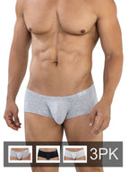 Clever 26227 Men's Underwear 3-Pack Australian Latin Trunks Color Multi-colored