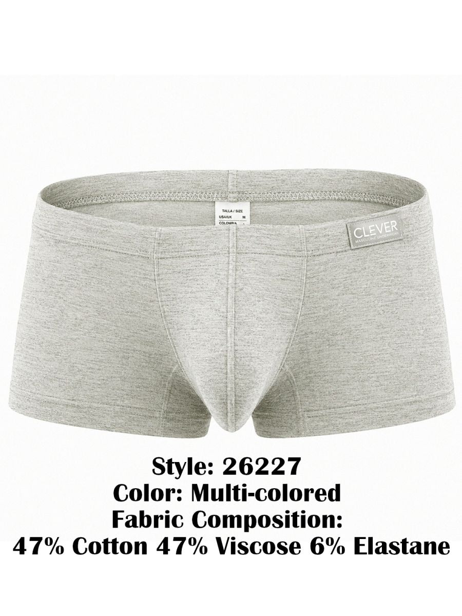 Clever 26227 Men's Underwear 3-Pack Australian Latin Trunks Color Multi-colored