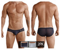 Clever Moda Australian Briefs - Black-White