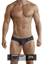 Clever Moda Australian Briefs - Black-White