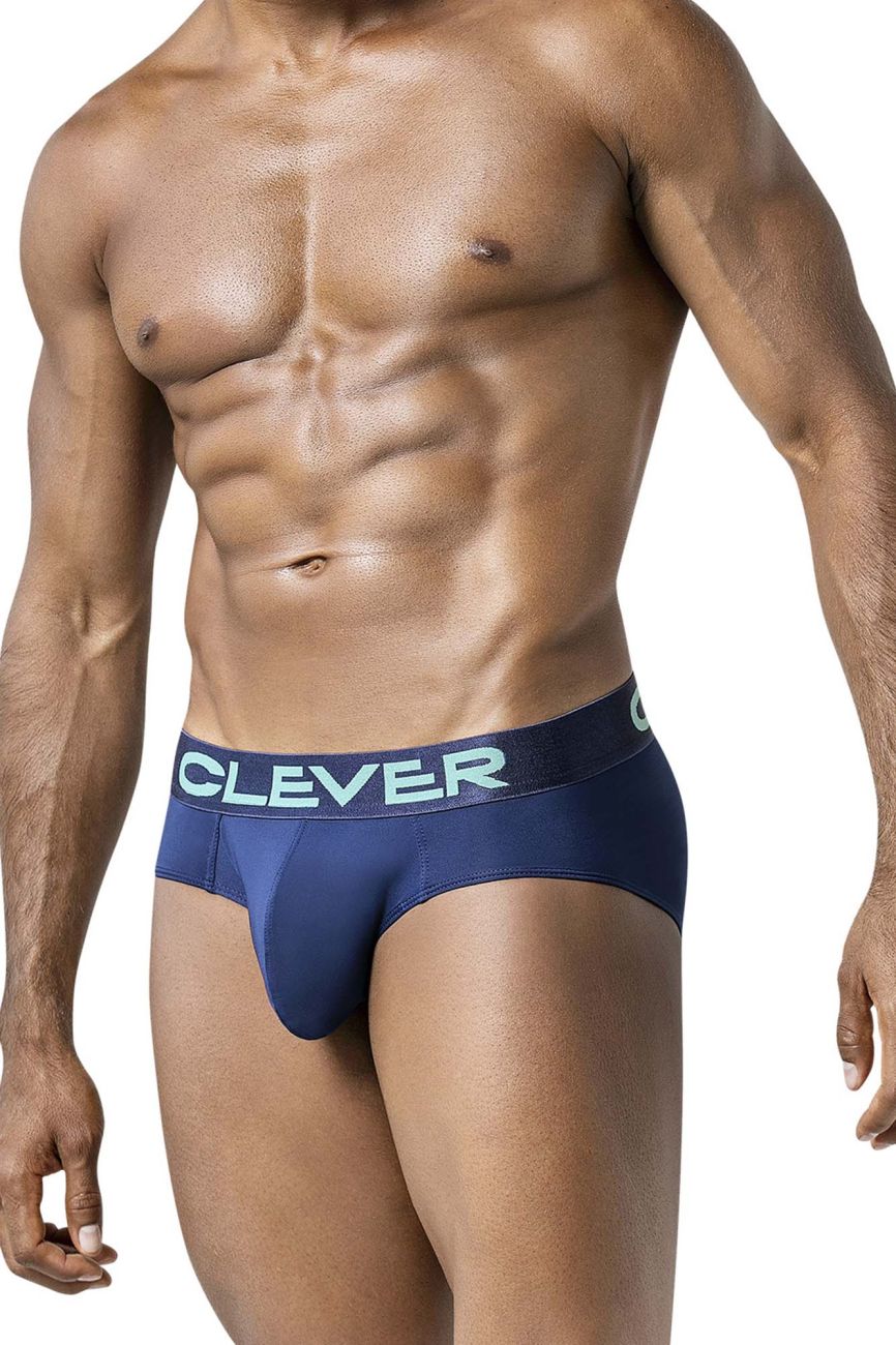 Clever Moda 3-Pack Australian Latin Briefs - Beige-Blue-Green