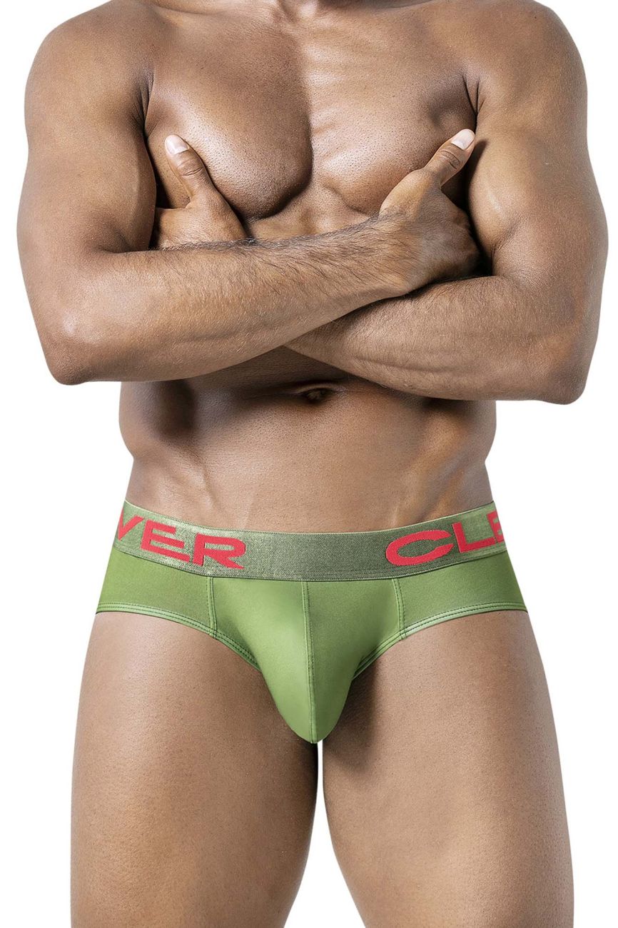Clever Moda 3-Pack Australian Latin Briefs - Beige-Blue-Green