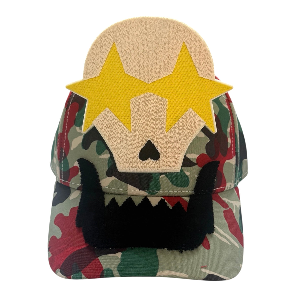 Camo Cap by Walter van Beirendonck - Light Green