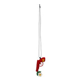 Walter Van Beirendonck peace Gun Necklace - Red