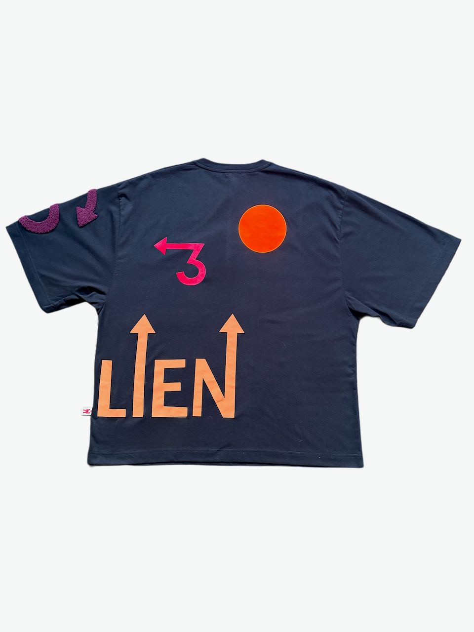 Walter Van Beirendonck WE ARE TEE OVERSIZED BLACK