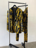 LOT 1: Helen Anthony London / black and gold sequin suit