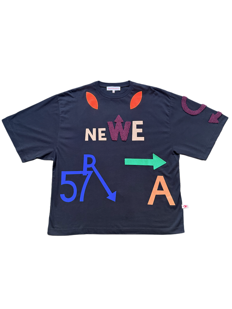 Walter Van Beirendonck WE ARE TEE OVERSIZED BLACK