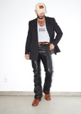 THE LEATHER FIVE POCKET JEAN by GYMNASIUM