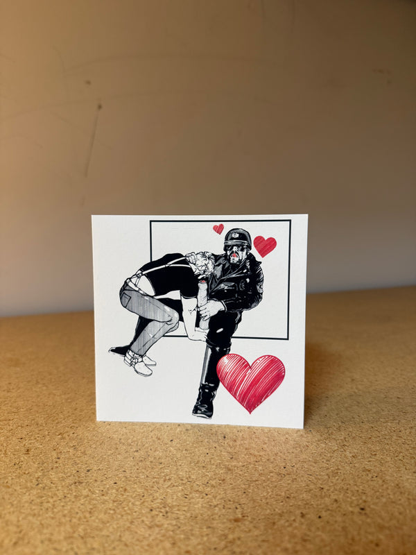 Bill Ward Drum Greeting Card: Suck It #2 Valentines
