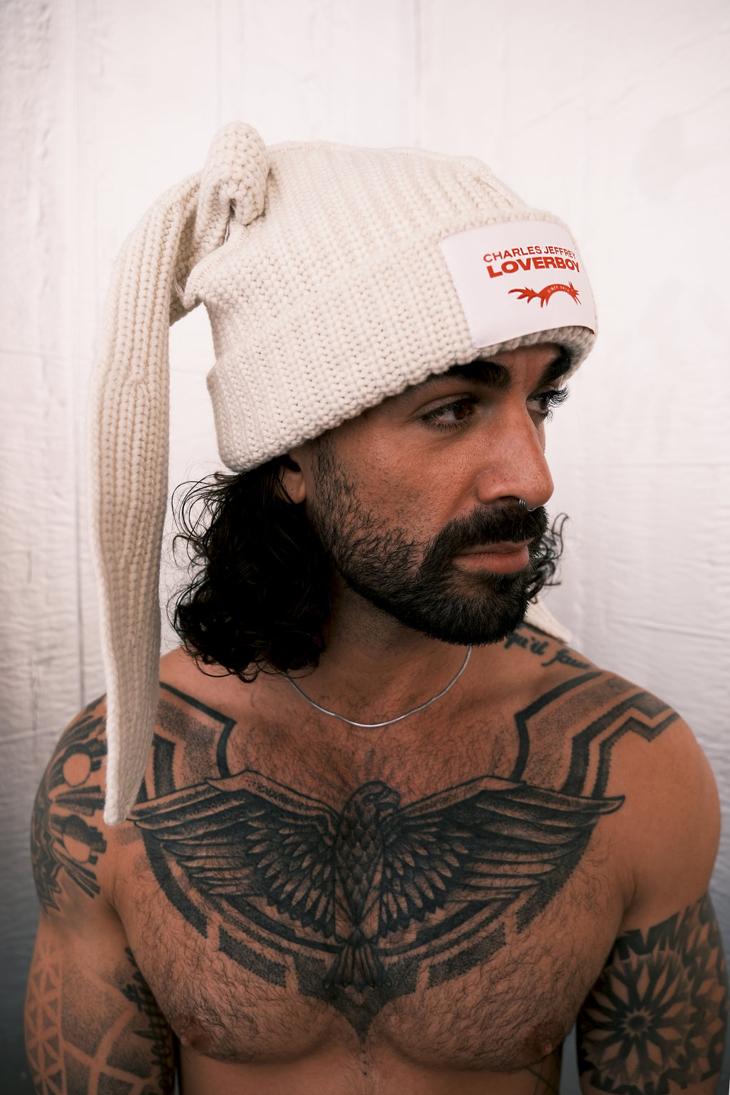 LOVERBOY BY CHARLES JEFFREY BUNNY EARS BEANIE