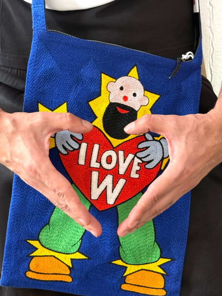 Walter Van Beirendonck I Love W Bag