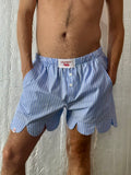 LOVERBOY BY CHARLES JEFFREY SCALLOPED BOXER SHORTS