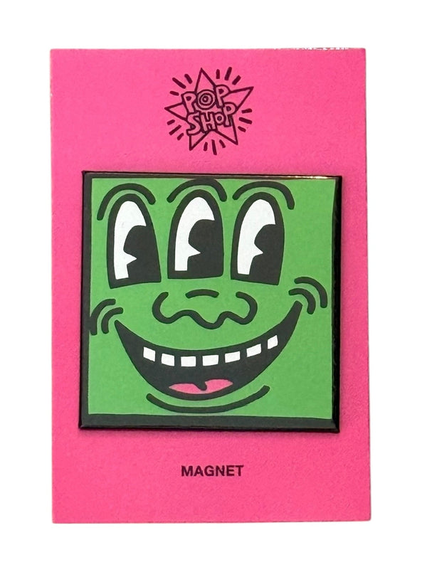 Keith Haring Pop Shop 3-Eyed Face Magnet