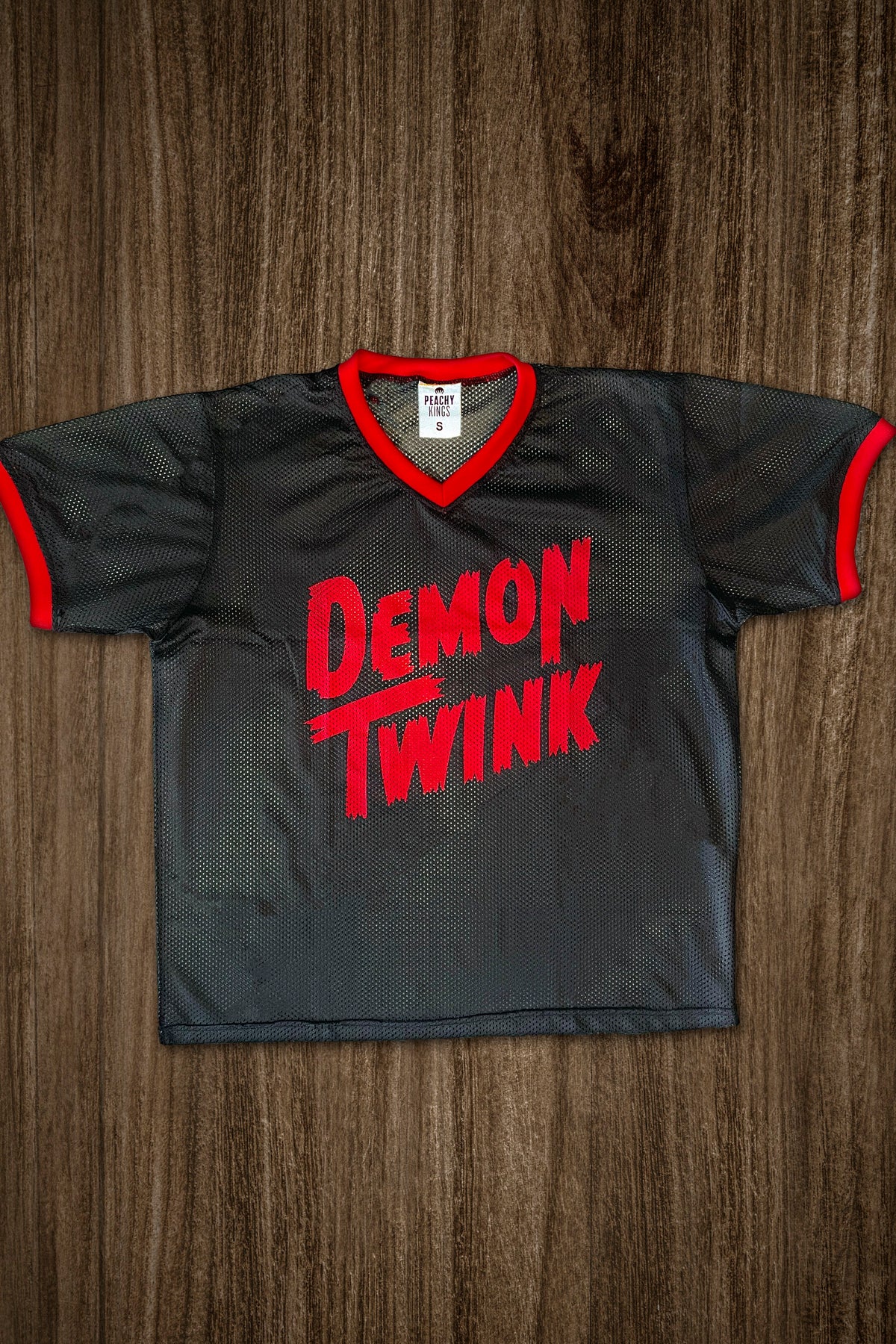 Demon Twink Mesh Football Jersey by Peachy Kings