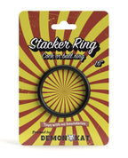 Demon Kat 1.6" Stacker Ring - Black