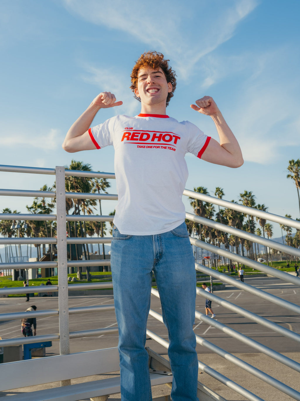 Club Red Hot Ringer Tee