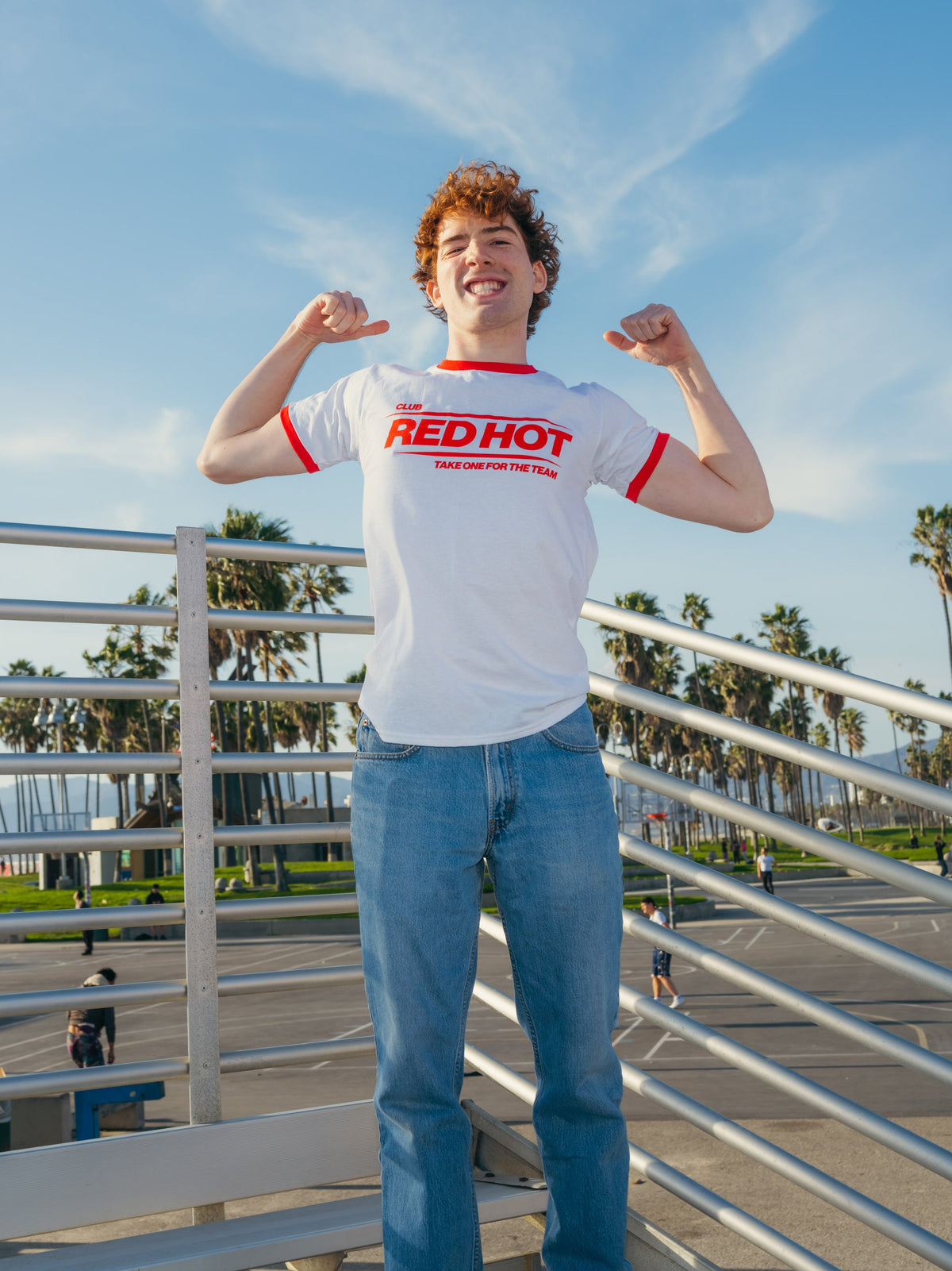Club Red Hot Ringer Tee