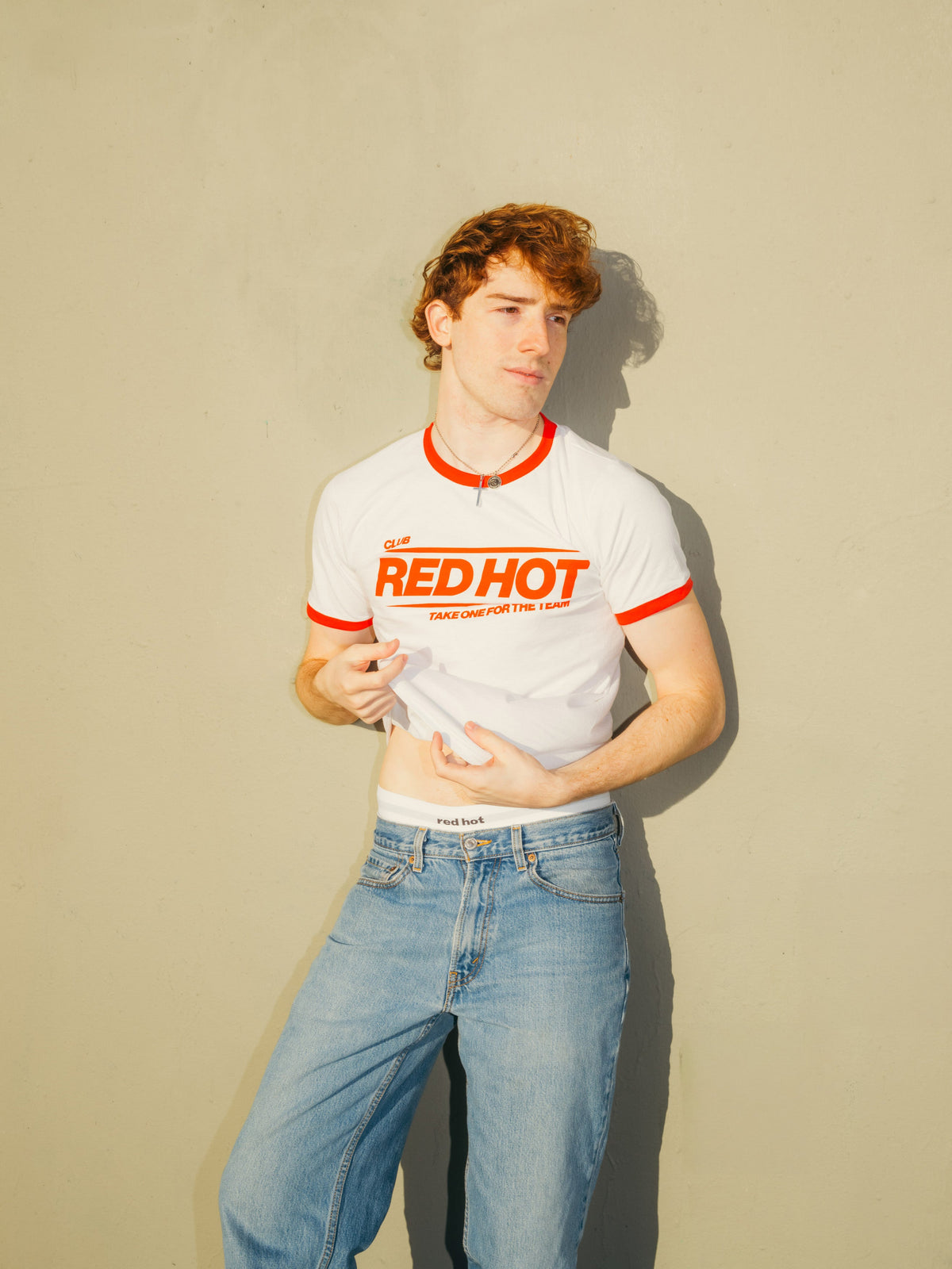 Club Red Hot Ringer Tee