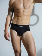 RED Hot Hip Brief Mono-Tone in Black