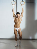 RED Hot Core Jock - White