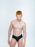 RED Hot Hip Brief Mono-Tone in Black