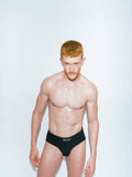 RED Hot Hip Brief Mono-Tone in Black