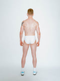 RED Hot Hip Brief Mono-Tone in White