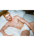 RED Hot Hip Brief Mono-Tone in White