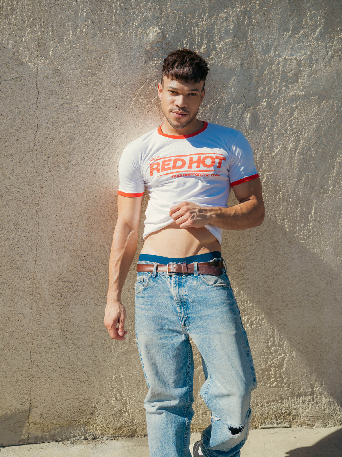 Club Red Hot Ringer Tee