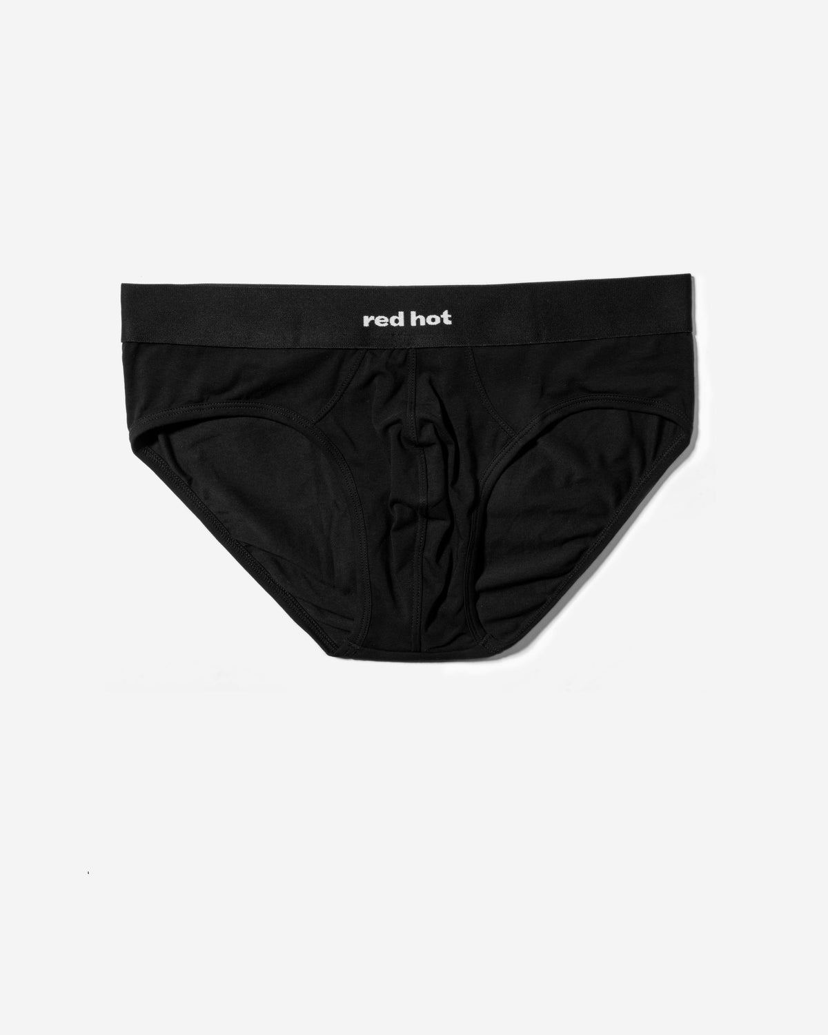 RED Hot Hip Brief Mono-Tone in Black