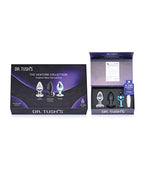 Dr. Tush's Venture Collection Anal Plug Set - Glass, Metal, Silicone - Small