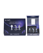 Dr. Tush's Tools of Temptation Anal Plug Set - Metal - Small