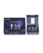 Dr. Tush's Tools of Temptation Anal Plug Set - Metal - Medium