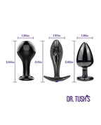 Dr. Tush's Bad Decisions Collection Anal Plug Set - Metal